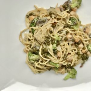 Creamy Mushroom & Vegetable Sauce With Pasta